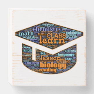 Wood Sign - Word Cloud