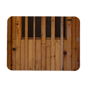Wood Slats Beach Door Costa Brava Spain Magnet
