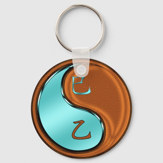 Wood Snake Keychain (Front)