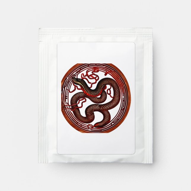 Wood Snake  Tea Bag Drink Mix (Front)