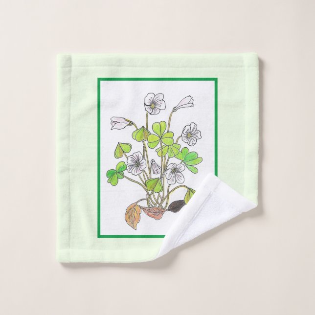 Wood Sorrel Flannel Wash Cloth (Wash Cloth)