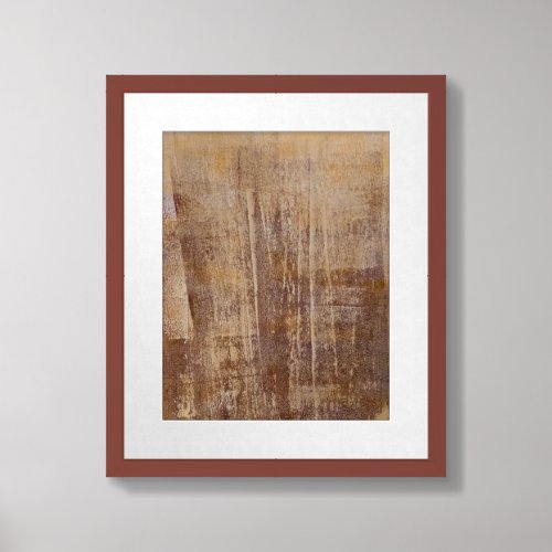 Wood Stain A Gel Print Abstract