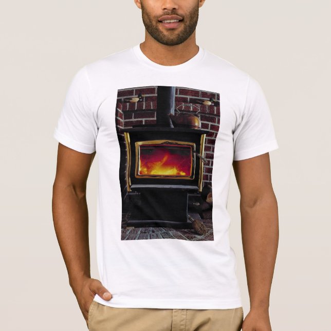 Wood stove T-Shirt (Front)