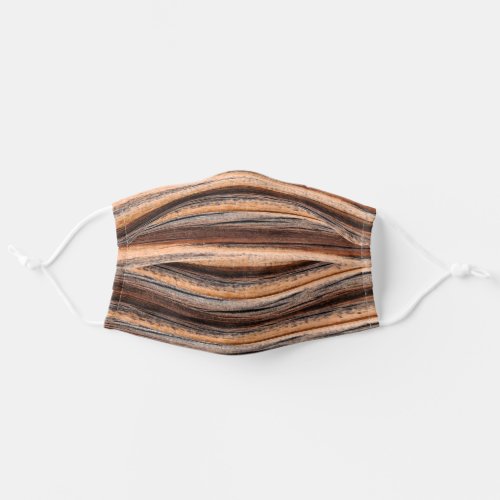 Wood Stripes Adult Cloth Face Mask
