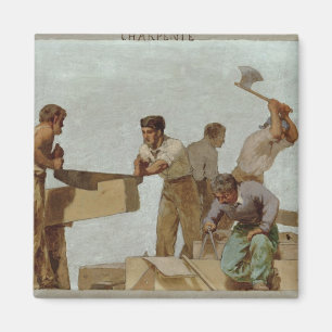 Wood Structure Magnet