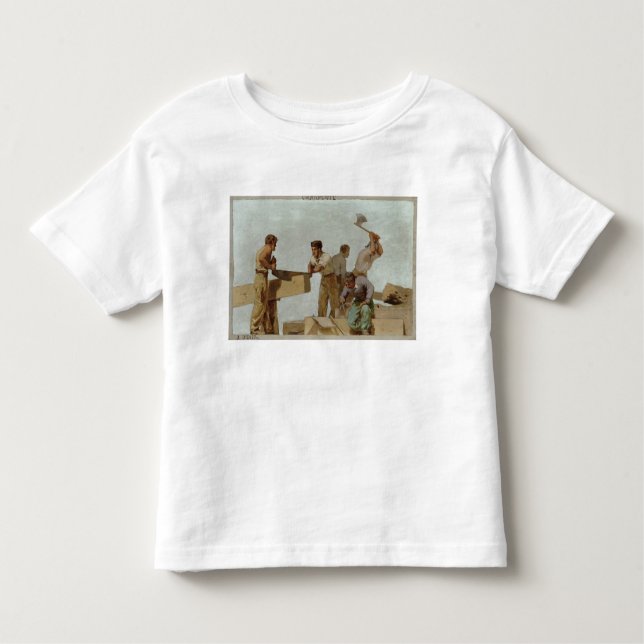 Wood Structure Toddler T-shirt (Front)