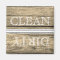 Wood Style Dishwasher Magnet Clean & Dirty