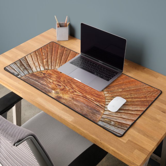 Wood Sunbeams Desk Mat (Office 2)