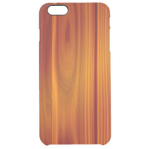 Wood Teak iPhone 6/6S Plus Clear Case