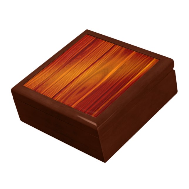 Wood Teak Large Gift Box (Side)