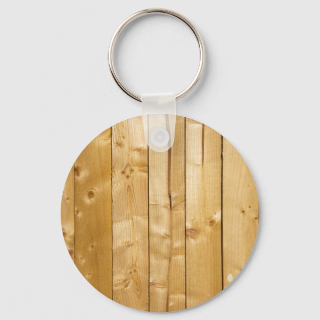 Wood Template Gifts Picket Fence Keychain (Front)
