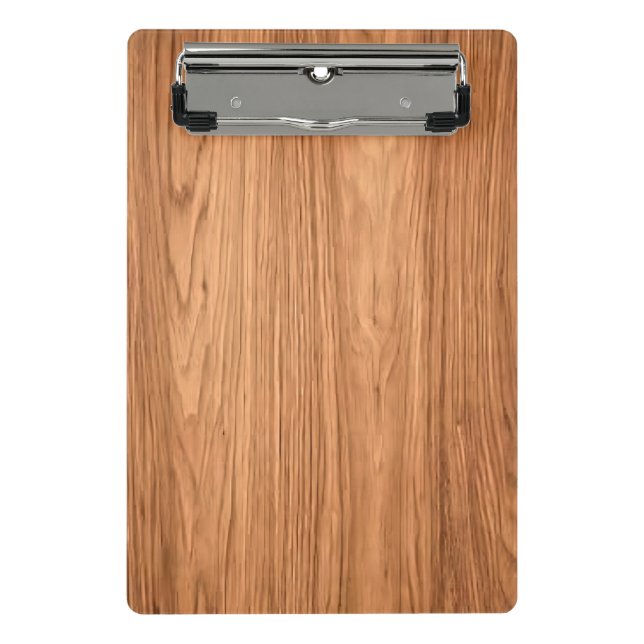 Wood Texture Background Design-35455 Mini Clipboard (Front)
