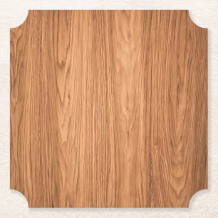 Wood Texture Background Design-35455 Paper Coaster
