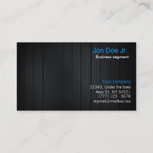 Wood texture business card