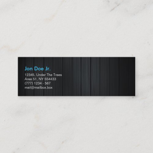 Wood texture business card