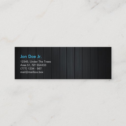 Customizable Wood texture business card