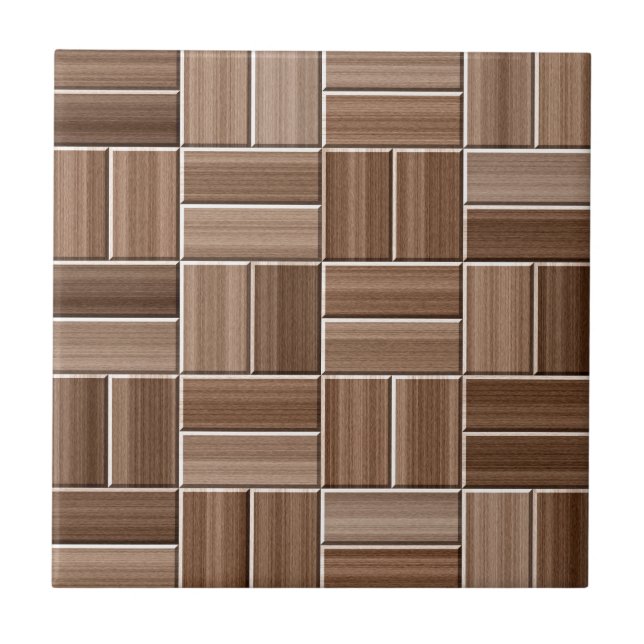 Wood texture ceramic tile (Front)