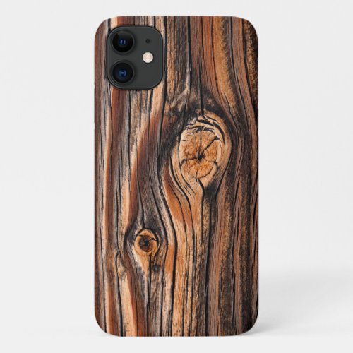 Wood Texture Cool Unique iPhone 11 Case