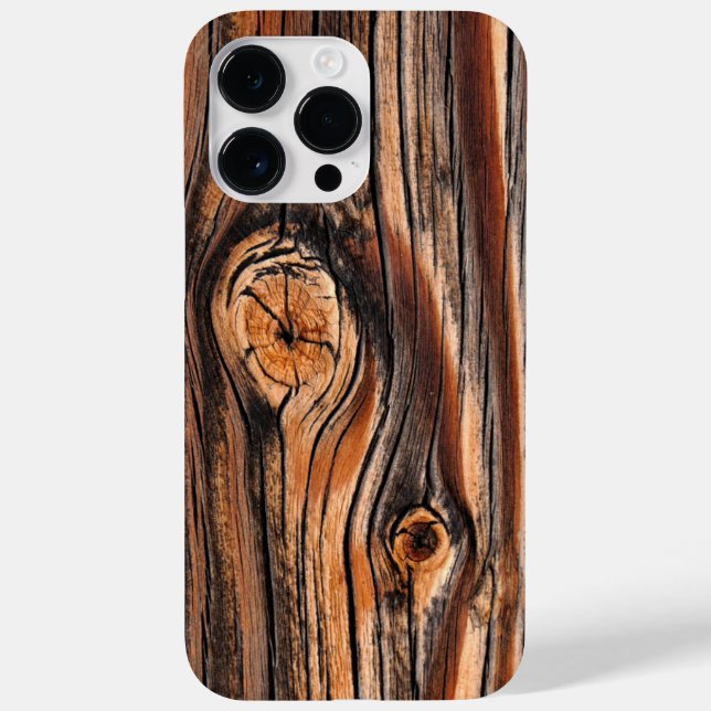Wood Texture Cool Unique Case-Mate iPhone Case (Back)