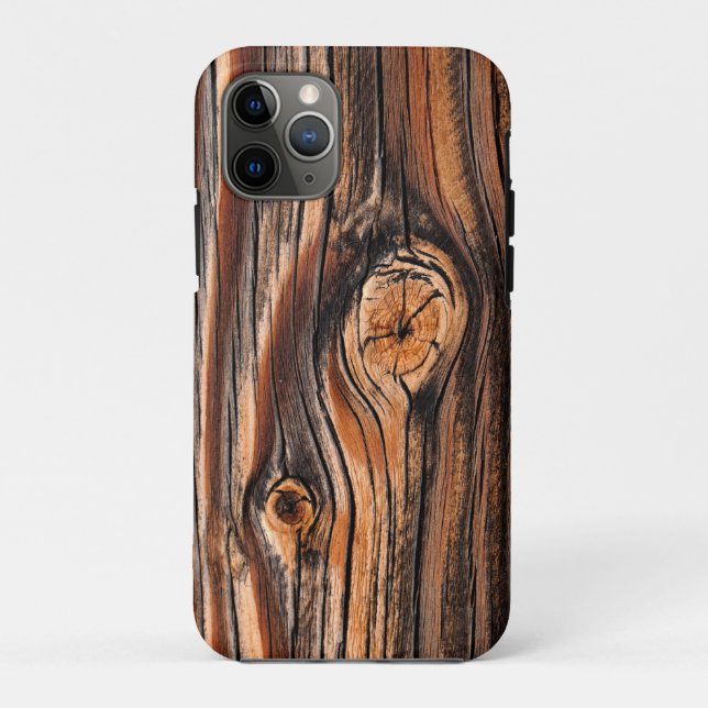 Wood Texture Cool Unique Case-Mate iPhone Case (Back)