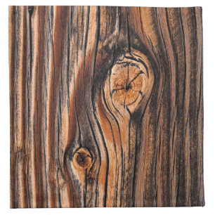 Wood Texture Cool Unique Cloth Napkin