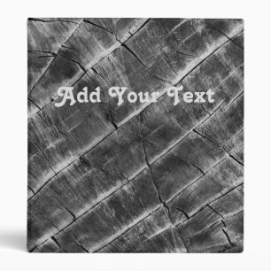 Wood Texture Cool Unique -Customizable 3 Ring Binder