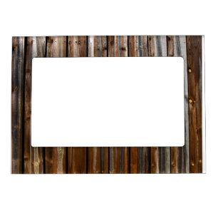 Wood Texture Cool Unique Magnetic Picture Frame