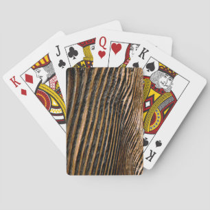 Wood Texture Cool Unique Poker Cards
