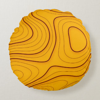 Wood texture, linear abstraction backgroundabstrac round pillow