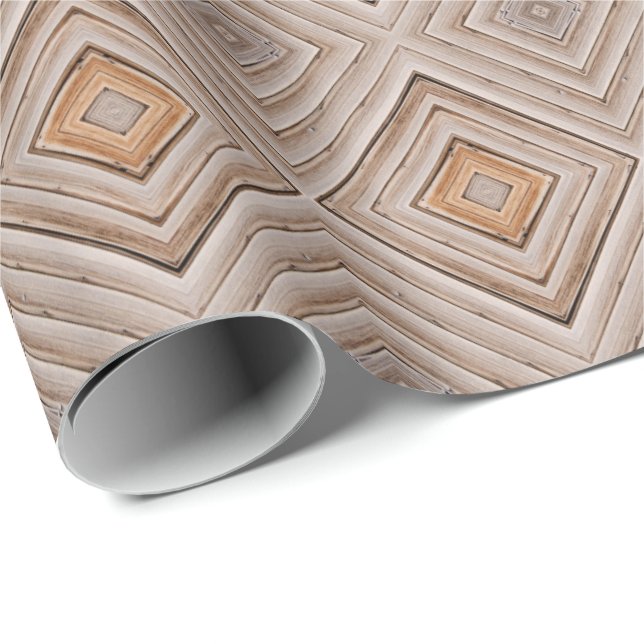 Wood Texture Pattern Wrapping Paper (Roll Corner)