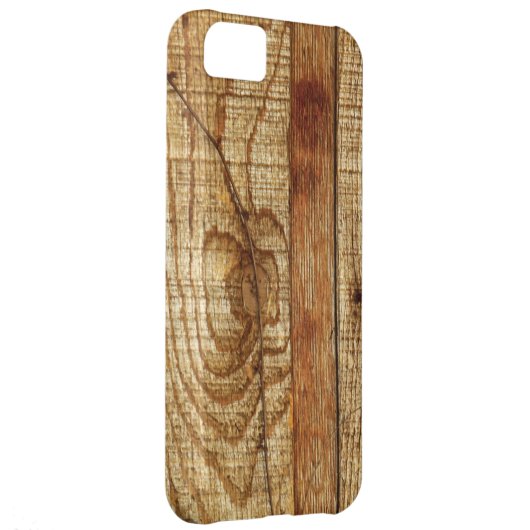 Wood Texture Photography iPhone Case (Back/Right)