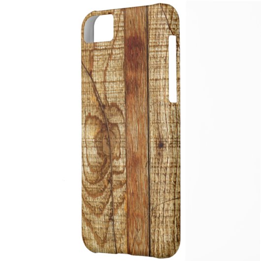 Wood Texture Photography iPhone Case (Back Left)