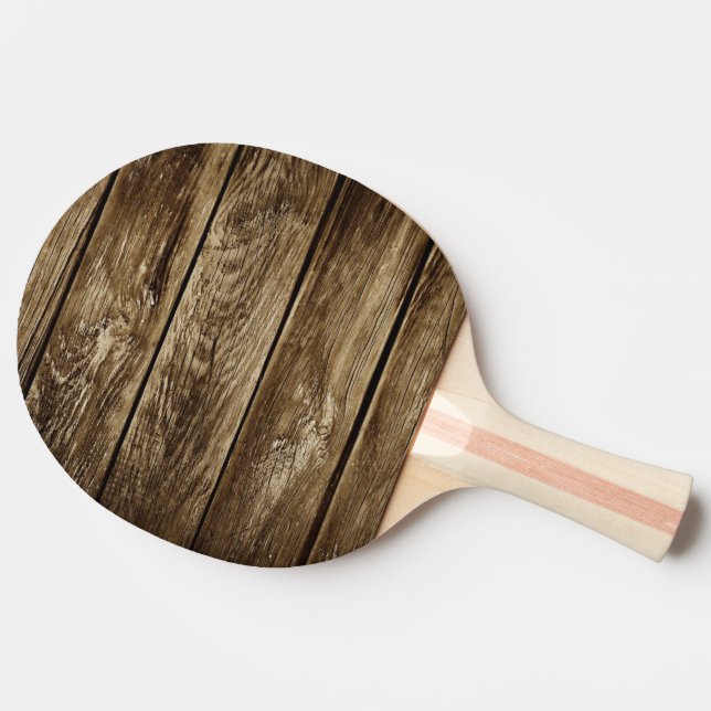 wood texture Ping-Pong paddle (Side)