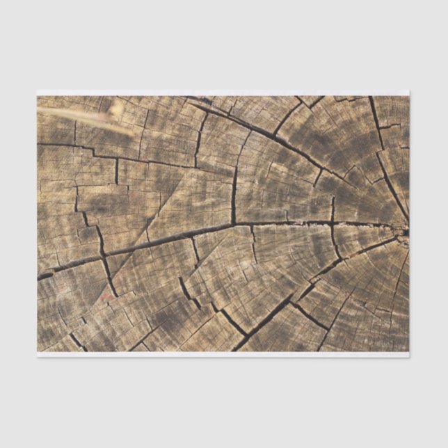Wood Texture Tissue Paper (Front)