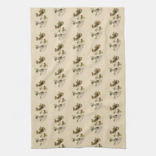 Wood Thrush from Audubon's Birds of America Kitchen Towel