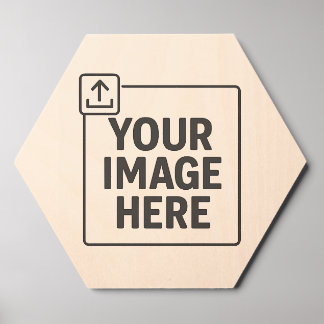 Wood tile with custom photo