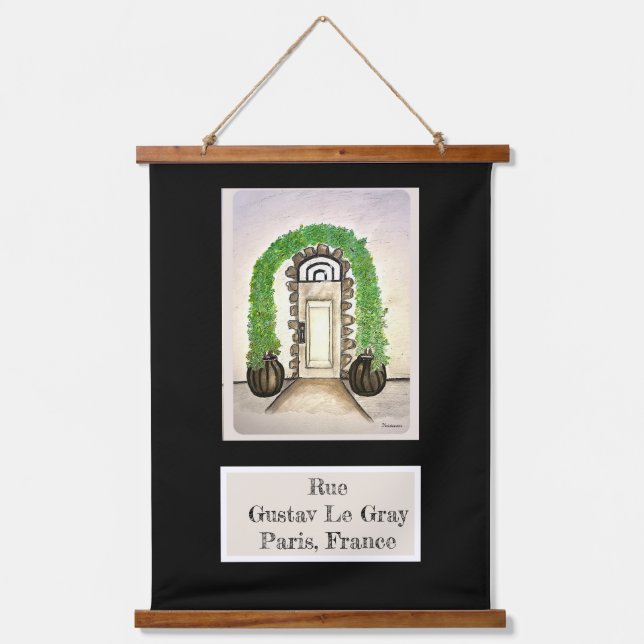 Wood Topped Wall Tapestry (Front)