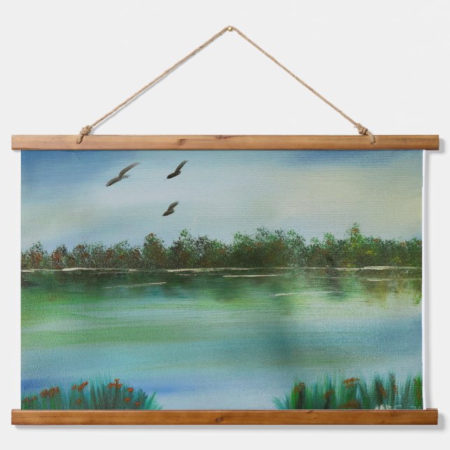 Wood Topped Wall Tapestry (Front)