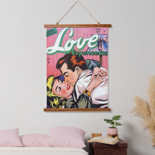 Wood Topped Wall Tapestry