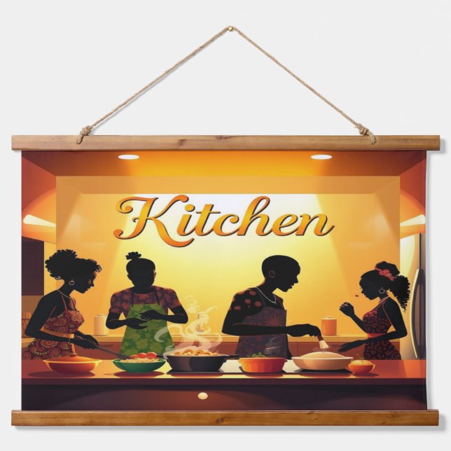 Wood Topped Wall Tapestry (Front)