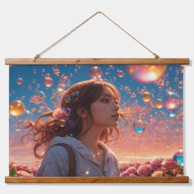 Wood Topped Wall Tapestry (Front)