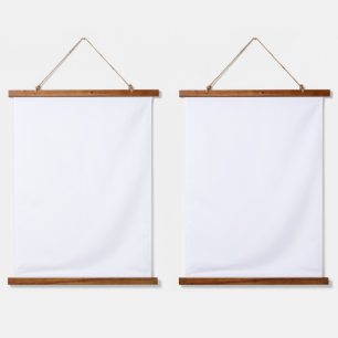 Wood Topped Wall Tapestry