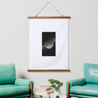 Wood Topped Wall Tapestry