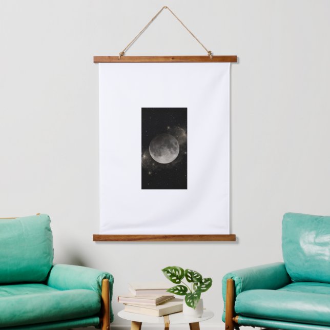 Wood Topped Wall Tapestry (Living Room)