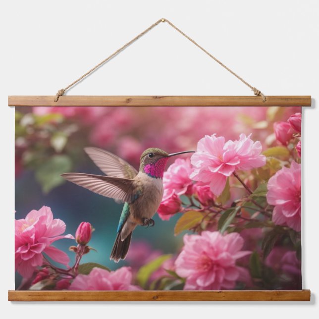 Wood Topped Wall Tapestry (Front)