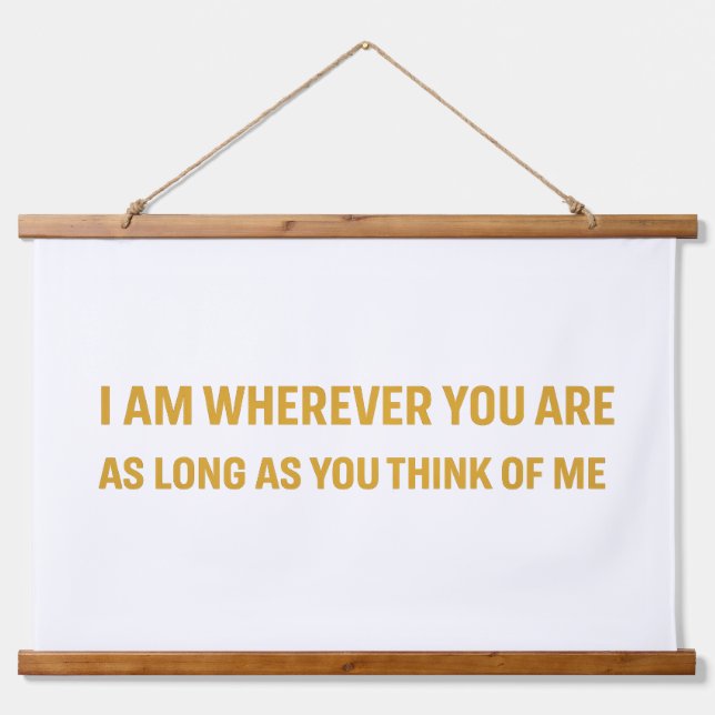 Wood Topped Wall Tapestry (Front)