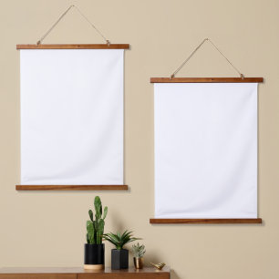 Wood Topped Wall Tapestry