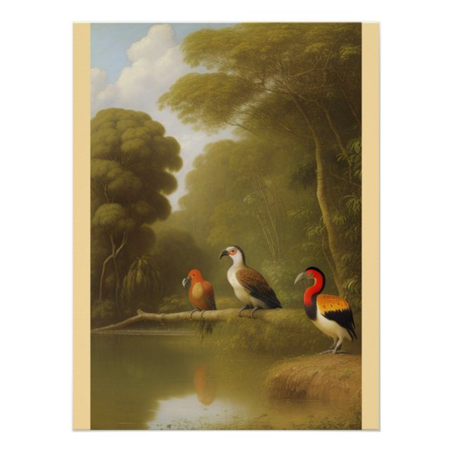 Wood Topped Wall Tapestry Poster (Front)