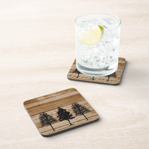Wood Tree Coasters