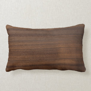 Wood tree lumbar pillow